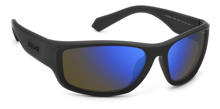 Polaroid PLD 2166/S 0VK 5X 62 Matte Black Blue / Blue Mirror Polarised Lenses
