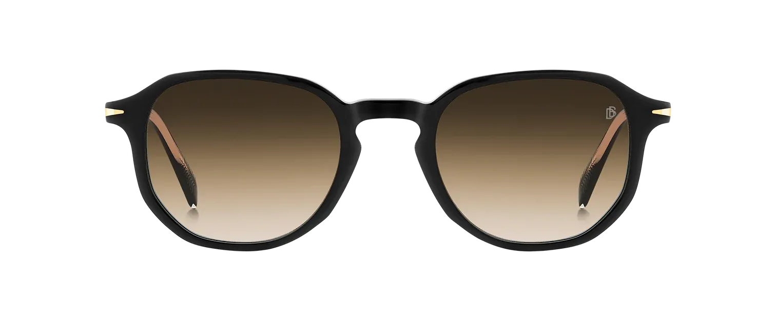 David Beckham DB 1140/S 807 N4 50 Black / Brown Brick Gradient Lenses