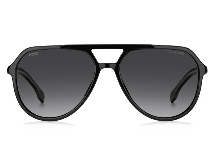 Hugo Boss BOSS 1831/S 807 WJ 58 Black / Grey Gradient Polarised Lenses