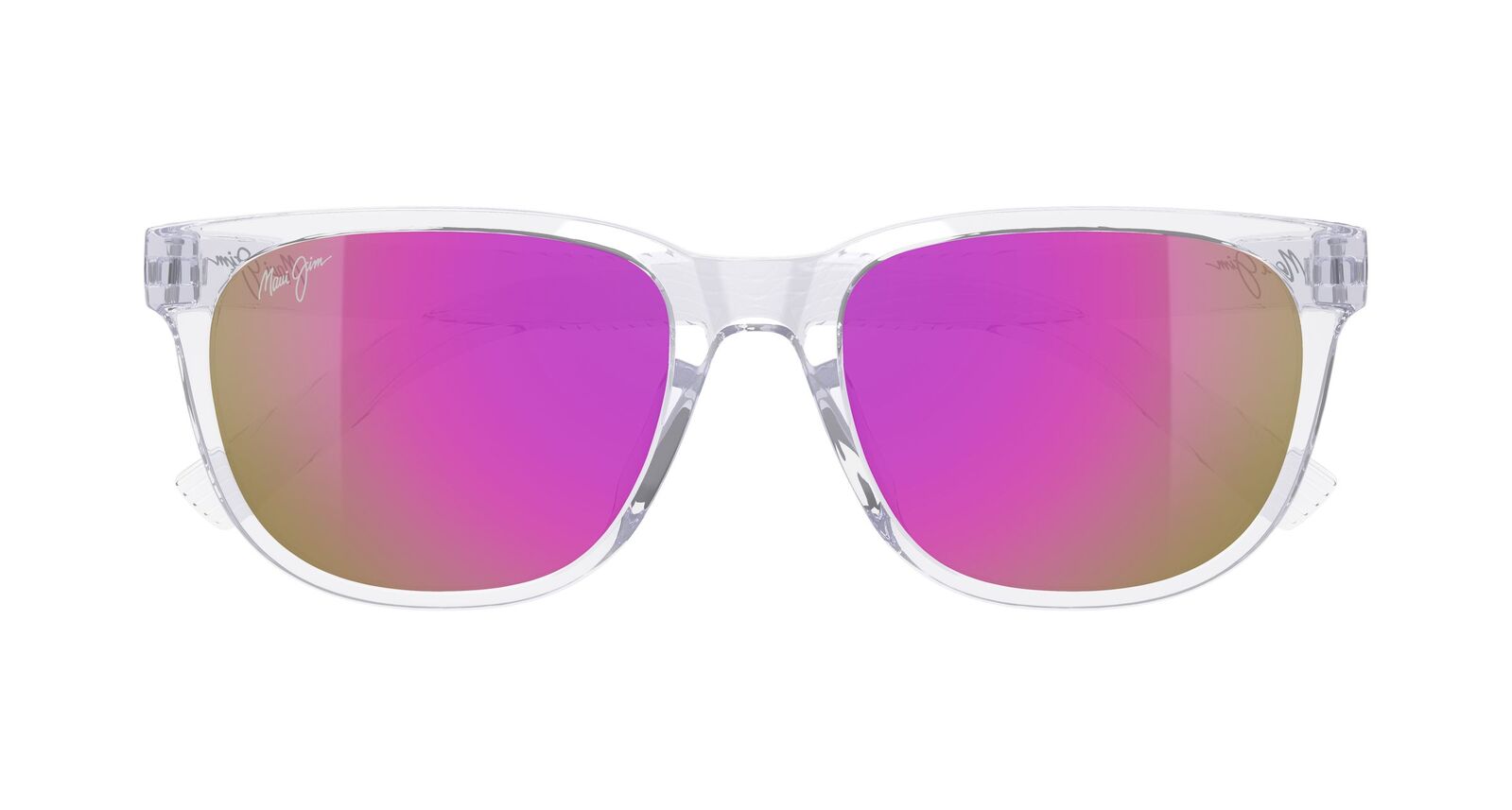Maui Jim Puali Asian Fit P365-05 Shiny Transparent Crystal / Maui Sunrise Polarised Lenses