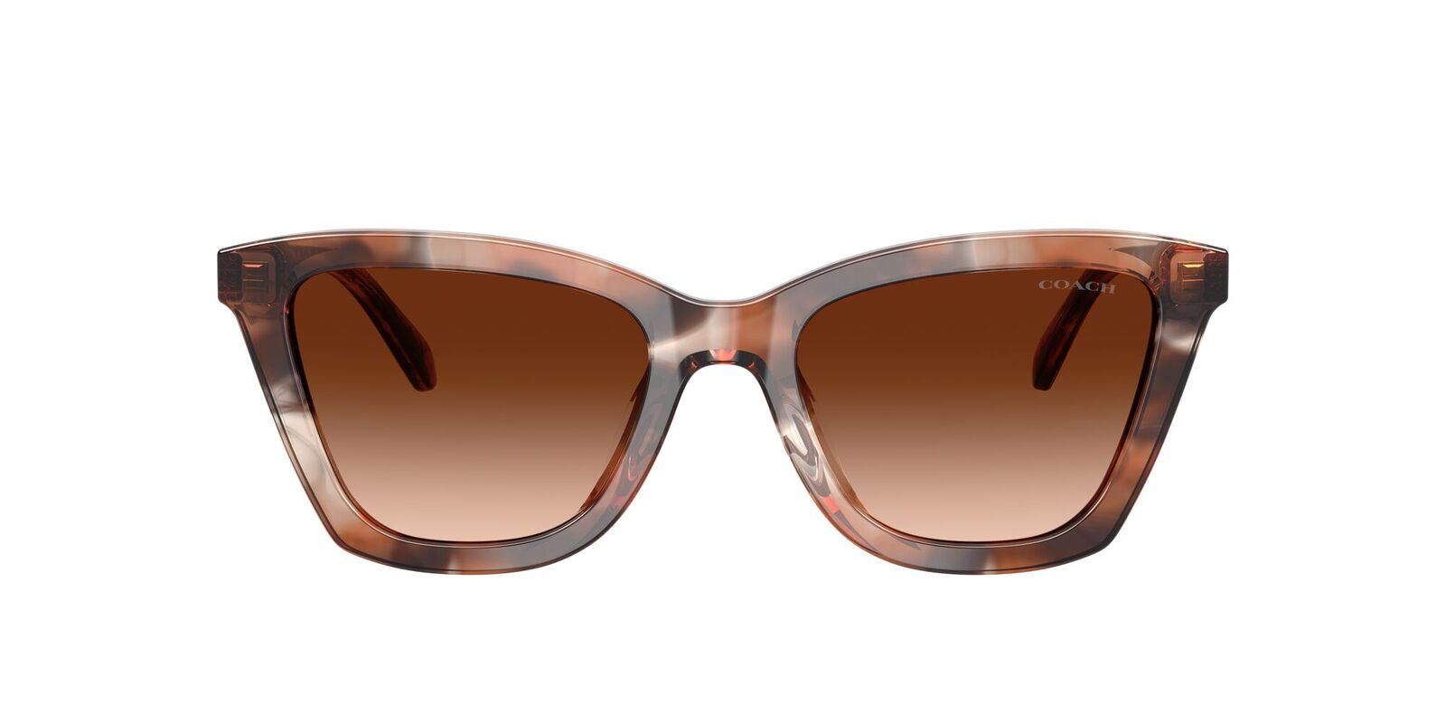 Coach CFU10 HC8464U 596574-52 Pecan Watercolour / Brown Gradient Lenses