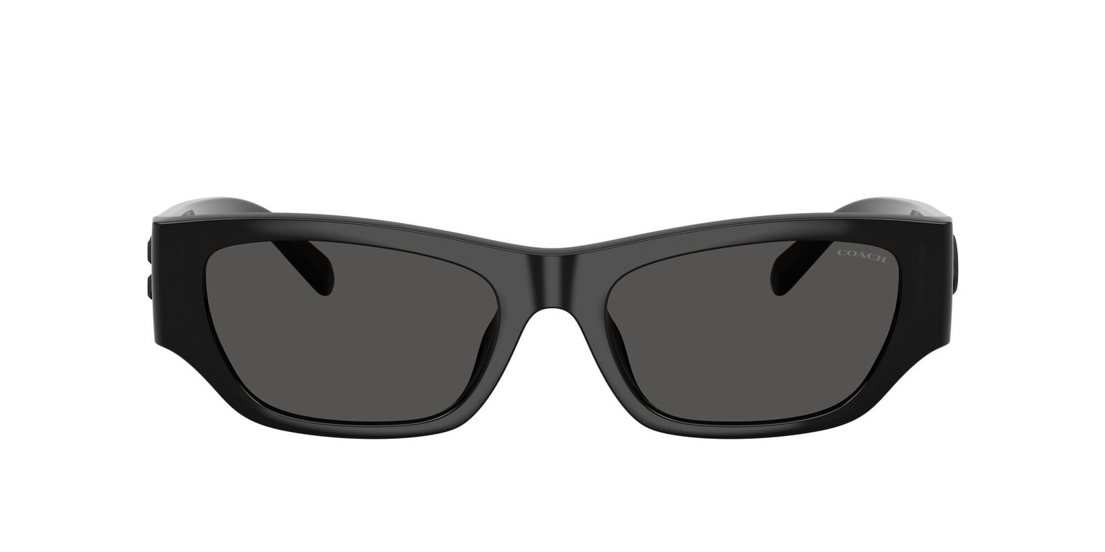 Coach CFU16 HC8470D 500287-55 Black / Grey Solid Lenses