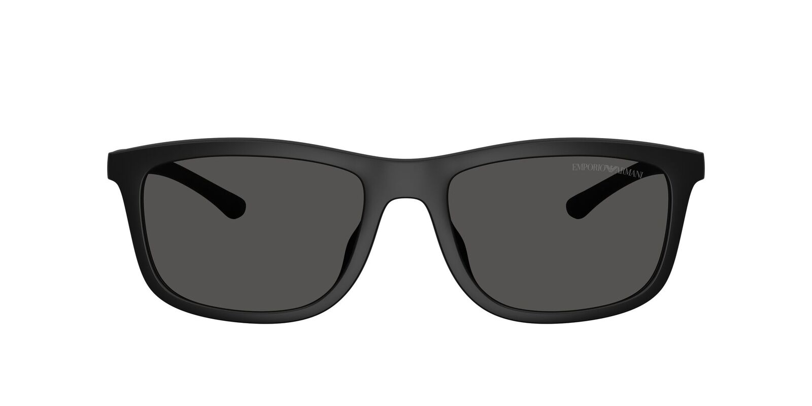 Emporio Armani EA4277U 500187-57 Matte Black Rubber / Dark Grey Lenses