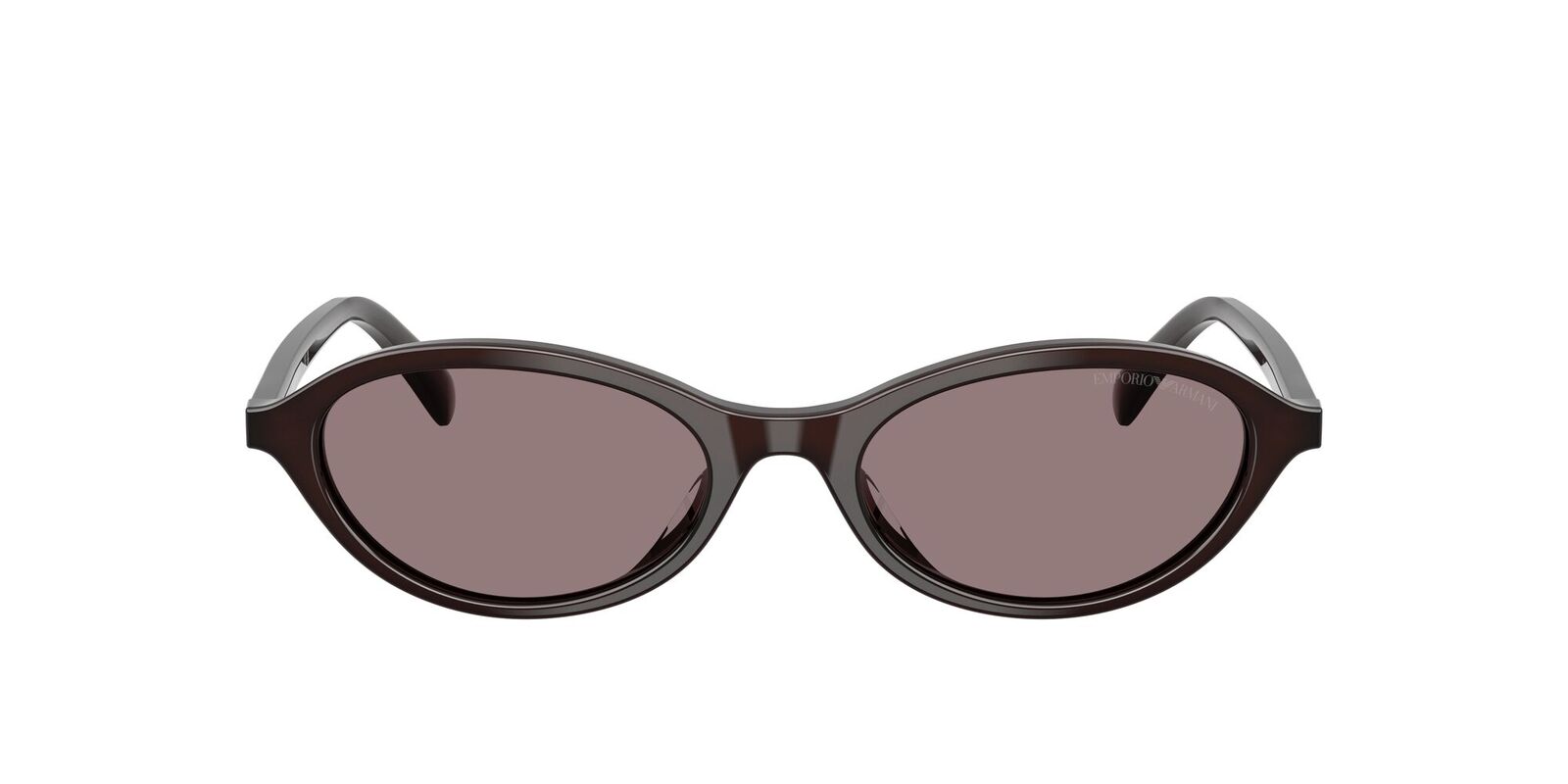 Emporio Armani EA4281U 64547N-52 Shiny Opal Brown / Dark Purple Lenses