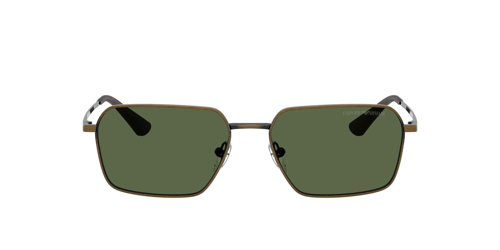 Emporio Armani EA2178 344671-54 Shiny Anticate Gold / Dark Green Lenses