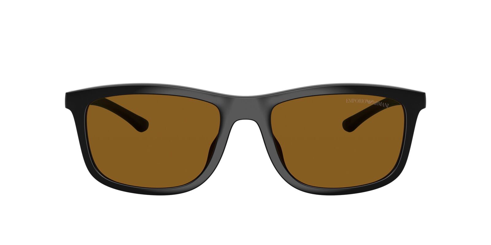 Emporio Armani EA4277U 501783-57 Shiny Black / Dark Brown Polarised Lenses