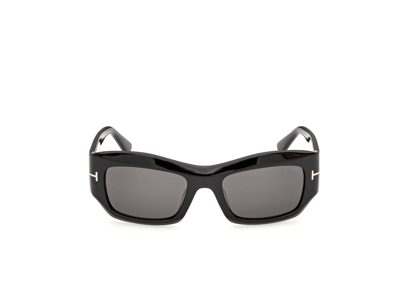 Tom Ford Olga-02 FT1414 01A Shiny Black / Smoke Lenses