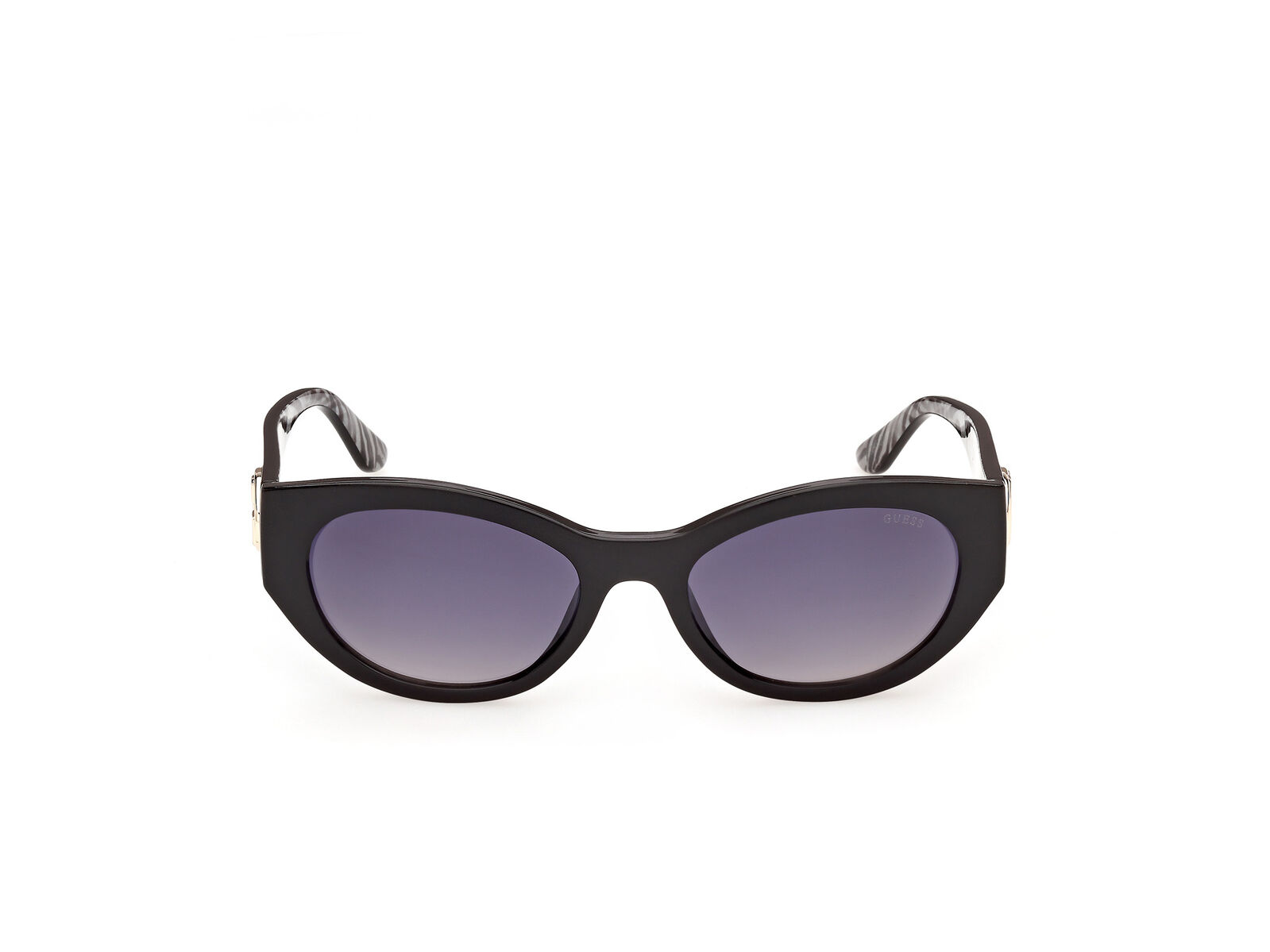 Guess GU00362 01B Shiny Black  / Smoke Gradient Lenses