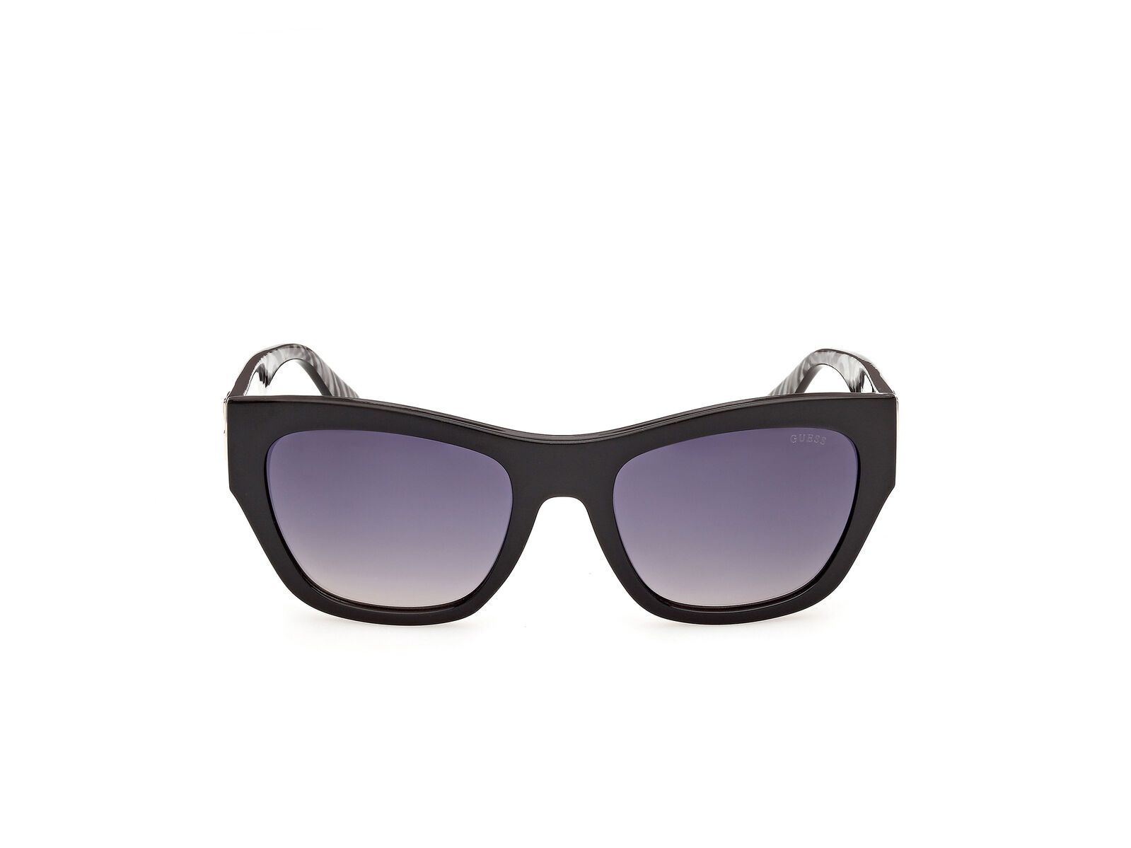 Guess GU00363 01B Shiny Black  / Smoke Gradient Lenses