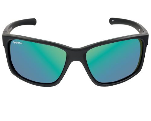 Spotters Grit Matte Black / Helix Polarised Photochromic Lenses