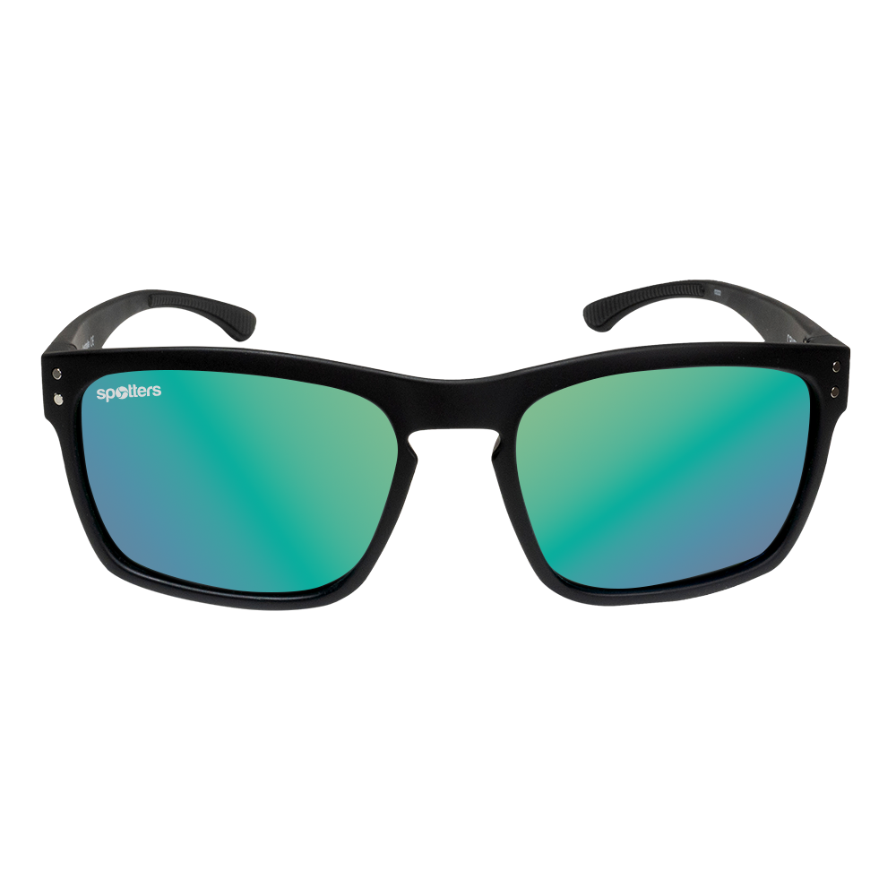 Spotters Crypto Matte Black / Helix Polarised Photochromic Lenses