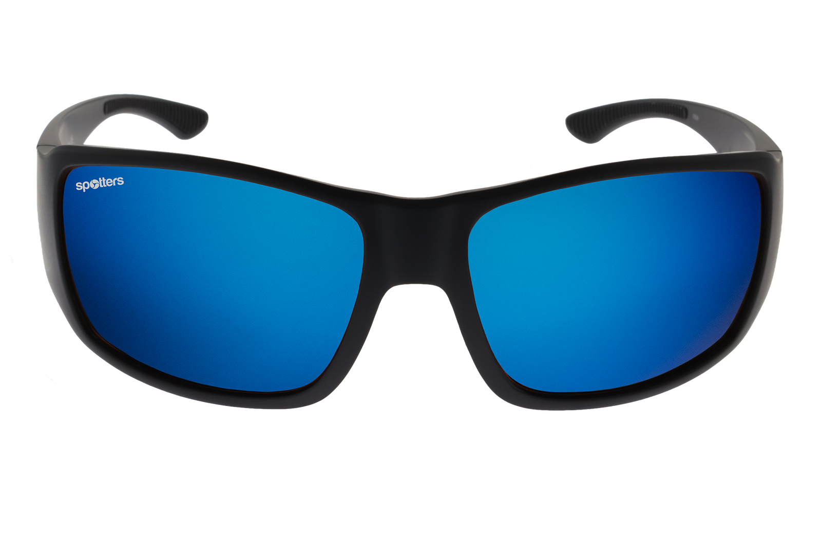 Spotters Torque Matte Black / Ice Blue Mirror Polarised Lenses