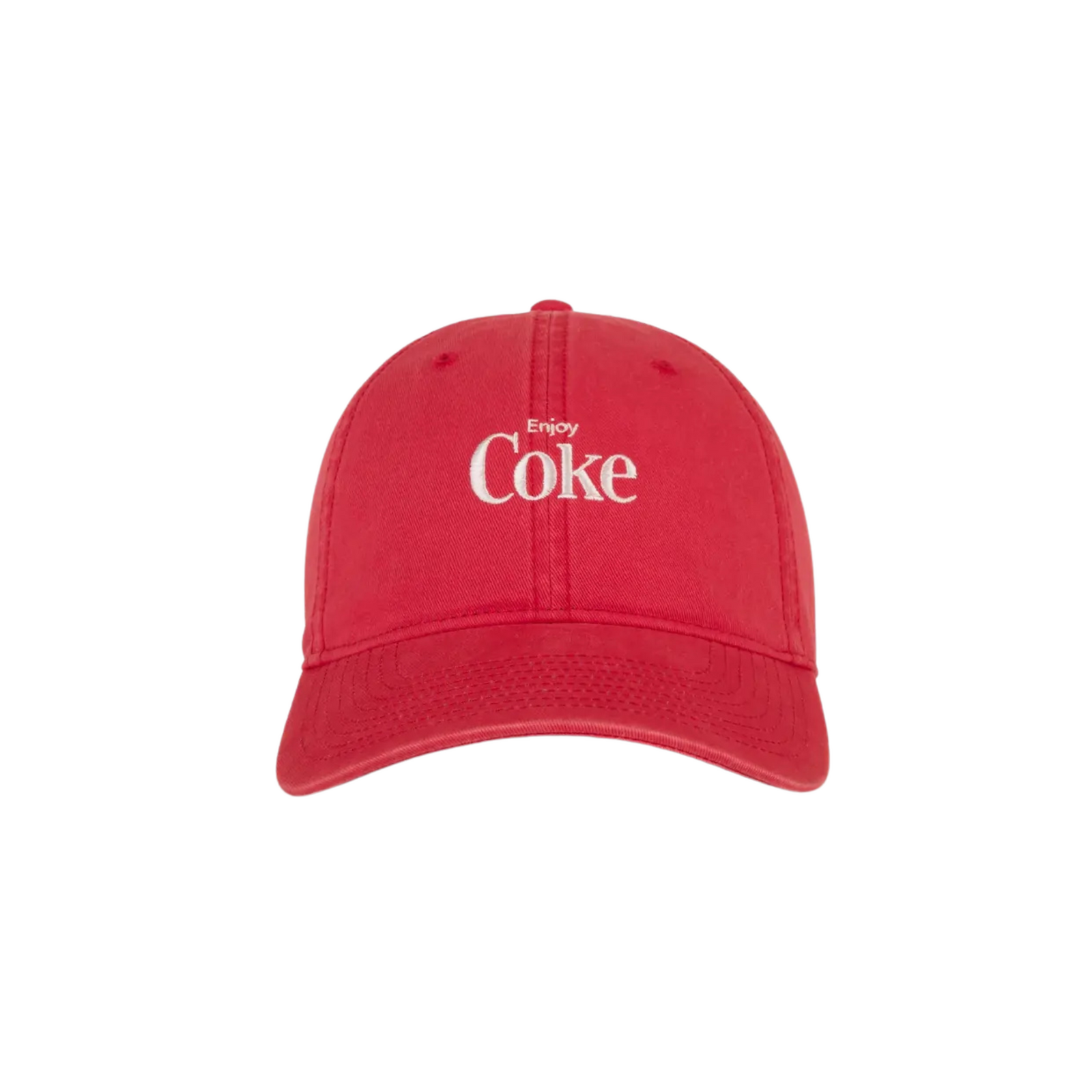 Gilroy Co. Coca-Cola Ballpark Dad Hat Cheers Heavy Wash Red OSFM