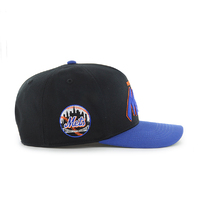 47 Brand New York Mets Cooperstown Black Crosstown Basic Two Tone 47 HITCH