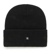 47 Brand New York Yankees Cuff Knit Beanie Thorn Black OSFM