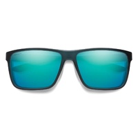 Smith Riptide/S FJM QG 61 Matte Pacific Crystal / Blue Mirror Chromapop Polarised Lenses