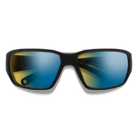 Smith Hookset 124 QG 62 Matte Black Silver / Blue Mirror Chromapop Polarised Lenses