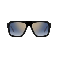 David Beckham DB 7127/S WR7 1V 54 Black Havana / Black Gradient Gold Mirror Lenses
