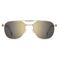 Hugo Boss BOSS 1723/S T5U JO 56 Gold Brown Horn / Grey Bronze Mirror Lenses