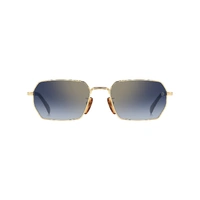 David Beckham DB 1174/S RHL 1V 55 Gold Black / Blue Gradient Gold Mirror Lenses