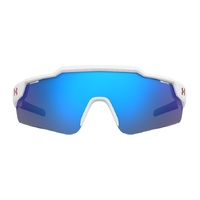 Under Armour UA Levelup Jr WWK Z0 99 Matte White Blue / Blue Mirror Lenses