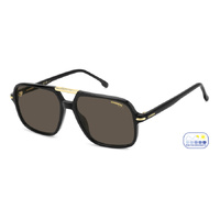 Carrera 350/S 71C UK 58 Black Yellow / Yellow Photochromic Lenses