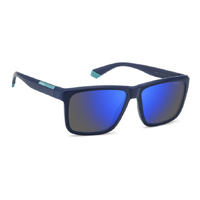 Polaroid PLD 2164/S FLL 5X 58 Matte Blue / Blue Mirror Polarised Lenses