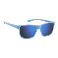 Polaroid Kids PLD 8067/S VGL 5X 49 Matte Blue Azure / Blue Mirror Polarised Lenses