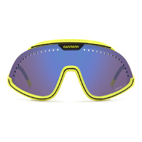 Carrera C Sport 01/S 4CW ZS 99 Yellow Black / Blue Mirror Lenses