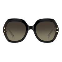 Carolina Herrera HER 0314/G/S 80S HA 61 Black White / Brown Gradient Lenses