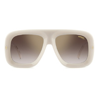 Carrera Flaglab 18 SZJ YK 57 Ivory / Burgundy Gradient w Gold Mirror Lenses