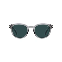 David Beckham DB 1198/S KB7 KU 50 Grey / Blue Avio Lenses