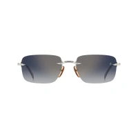 David Beckham DB 1195/S 8JD 1V 57 Palladium Havana / Blue Gradient Gold Mirror Lenses