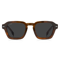 Hugo Boss BOSS 1853/S EX4 IR 49 Brown Horn / Grey Lenses