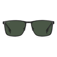 Hugo Boss BOSS 1826/S 003 QT 56 Matte Black / Green Lenses