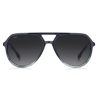 Hugo Boss BOSS 1831/S 38I 9O 58 Black Horn / Dark Grey Gradient Lenses