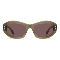 Isabel Marant IM 0237/S 3Y5 4S 55 Khaki / Burgundy Lenses