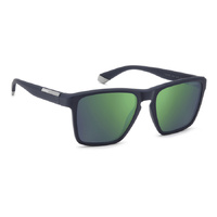 Polaroid PLD 2167/S 4NZ 5Z 56 Matte Blue Grey / Grey Green Mirror Polarised Lenses
