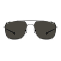 Carrera Ducati CARDUC 057/S 62L IR 59 Brushed Palladium / Grey Lenses