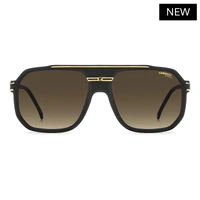 Carrera 1077/S 146 86 60 Matte Black Gold / Brown Gradient Lenses