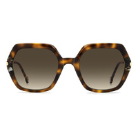 Carolina Herrera HER 0347/S SX7 HA 55 Light Havana / Brown Gradient Lenses