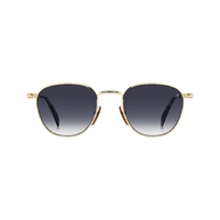 David Beckham DB 1228/S RHL 84 51 Gold Black / Blue Gradient Lenses