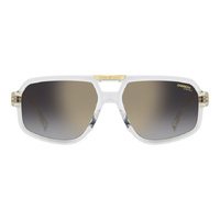 Carrera Victory C 26/S 900 FQ 59 Crystal / Grey Gradient w Gold Mirror Lenses