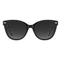 Carolina Herrera HER 0360/S TCB 9O 53 Black White Havana / Dark Grey Gradient Lenses
