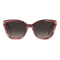 Carolina Herrera HER 0379/S 573 HA 55 Red Horn / Brown Gradient Lenses