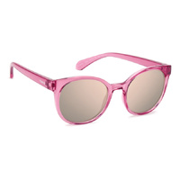 Polaroid Kids PLD 8076/S 35J JQ 45 Pink / Rose Gold Mirror Polarised Lenses