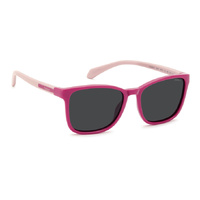 Polaroid Kids PLD 8077/S 35J M9 49 Pink / Grey Polarised Lenses