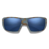 Smith Guide's Choice/N U1F 4J 62 Matte Flint Tarmac Tortoise / Dark Blue Mirror Chromapop Polarised Lenses
