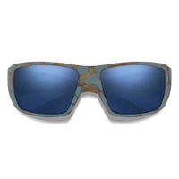 Smith Guide's Choice/N U1F 4J 62 Matte Flint Tarmac Tortoise / Dark Blue Mirror Chromapop Polarised Lenses