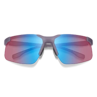 Smith Cipher 4QI G0 74 Matte Meteorite Crystal / Low Light Rose Blue Mirror Chromapop Lenses